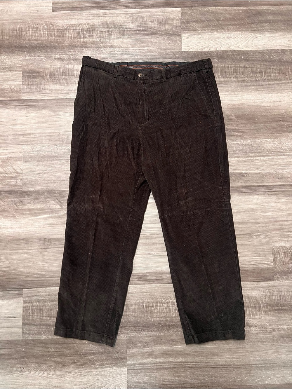 Haggar Black Corduroy Men’s Pants - Straight Fit